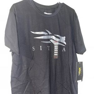 NWT Size L Black Sitka tee